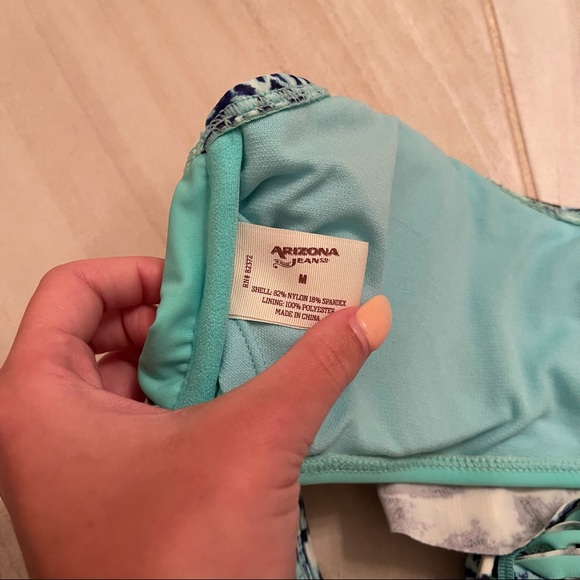 Acid-Wash Racerback Bikini Top - Picture 5 of 5